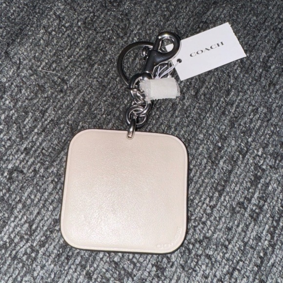 Coach Cosmic Collection Rocket Bag Charm in Silver/Multi Smooth Leather NWT - Picture 4 of 13